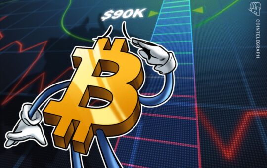 Bitcoin traders target $90K as apparent tariff exemptions ease US Treasury yields
