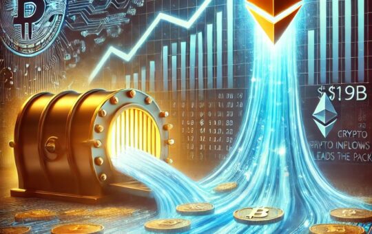 CoinShares Reports $1.9B in Weekly Crypto Inflows, Ethereum Leads the Pack