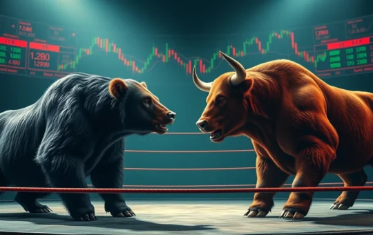 AI generated image of bulls and bears