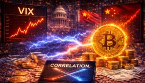 VIX–Bitcoin Correlation Re-Emerges Amid Political And Monetary Uncertainty