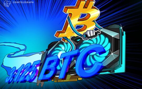 Solo Bitcoin Miner Hits Rare 3.125 BTC Jackpot With Rented Hashrate