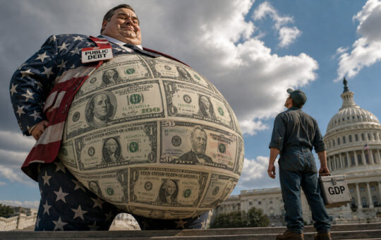 America’s $31.27 trillion in debt now exceeds GDP – silently reinforces the case for Bitcoin