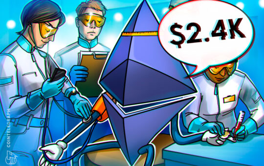 ETH Stuck Below $2.4K Despite Wider Crypto Market Recovery
