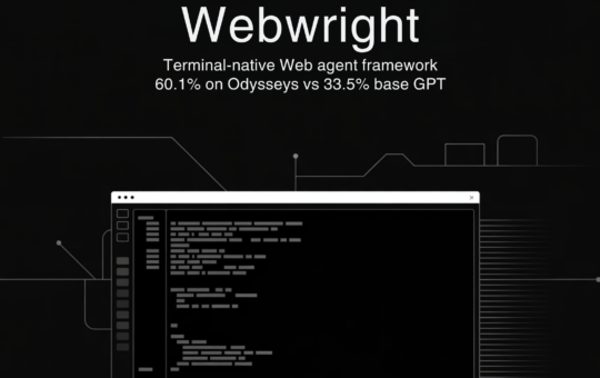 Microsoft Research Releases Webwright: A Terminal-Native Web Agent Framework That Scores 60.1% on Odysseys, Up from Base GPT-5.4's 33.5%