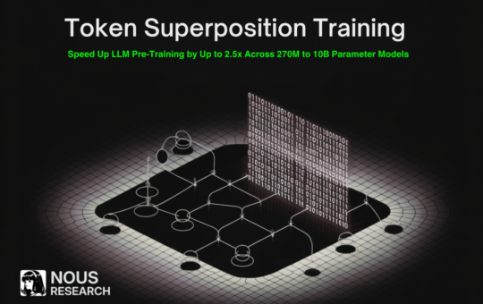 Nous Research Releases Token Superposition Training to Speed Up LLM Pre-Training by Up to 2.5x Across 270M to 10B Parameter Models