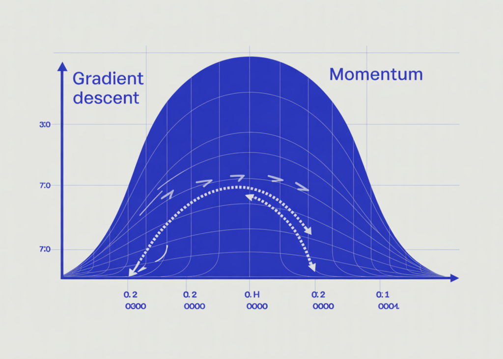Why Gradient Descent Zigzags and How Momentum Fixes It