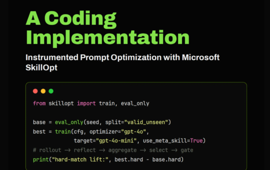 A Coding Implementation on Microsoft SkillOpt for Instrumented Prompt Optimization, Skill Evolution Analysis, and Baseline Comparison