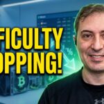 Bitcoin Difficulty Is About to DROP — Good News for Home Miners