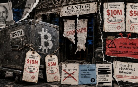 Adam Back’s Bitcoin treasury deal died, but its $15M obligation did not