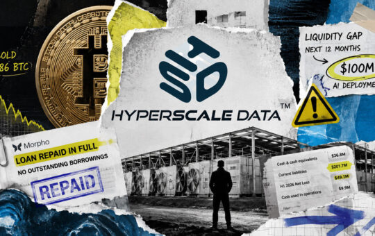 Bitcoin treasury Hyperscale sells 686 BTC to clear loans but says cash won’t cover next 12 months