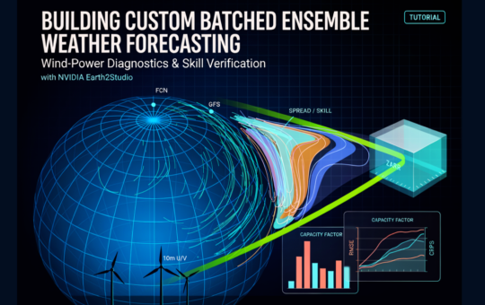 Building Custom Batched Ensemble Weather Forecasting with NVIDIA Earth2Studio