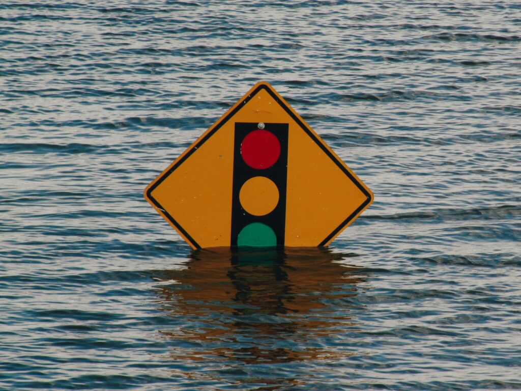 Sign in a flood as MIT engineers have built an AI tool that forecasts extreme weather without training on historical disaster data.