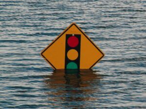 Sign in a flood as MIT engineers have built an AI tool that forecasts extreme weather without training on historical disaster data.