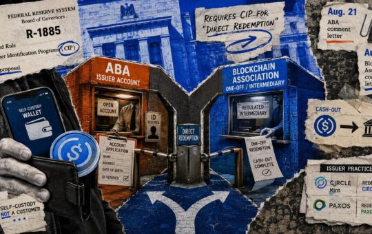 US bank lobby wants stablecoin holders to open an account before cashing out