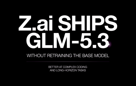 Z.ai Ships GLM-5.3 Without Retraining the Base Model: Better at Complex Coding and Long-Horizon Tasks