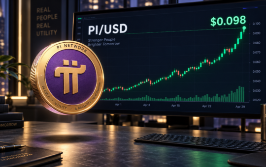 Pi recovers above $0.098 as developer push supports utility
